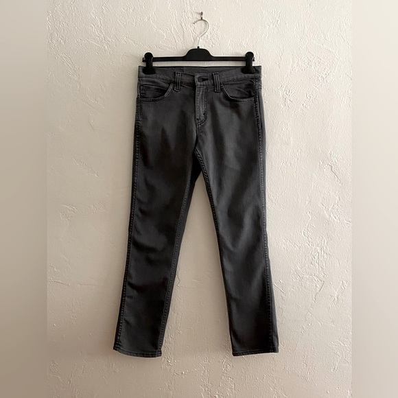 LEVI’S 511 MENS GRAY DENIM JEANS BLACK TAB SLIM FIT SIZE 30 X 30 - Picture 2 of 10